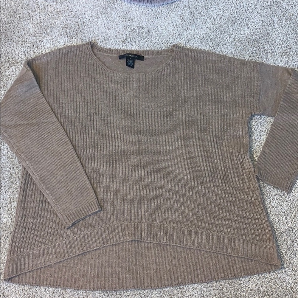 Beautiful acrylic sweater, light brown